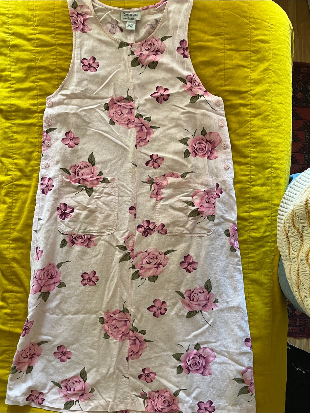 Vintage Linen Cotton blend Dress